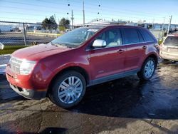 Lincoln Vehiculos salvage en venta: 2008 Lincoln MKX