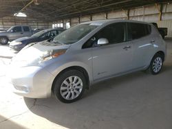 Nissan Leaf salvage cars for sale: 2015 Nissan Leaf S