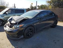 Honda Vehiculos salvage en venta: 2012 Honda Civic EX