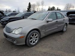 Mercedes-Benz salvage cars for sale: 2005 Mercedes-Benz C 240 4matic