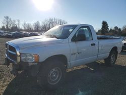 Dodge salvage cars for sale: 2005 Dodge RAM 1500 ST