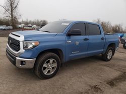 Toyota Tundra salvage cars for sale: 2021 Toyota Tundra Crewmax SR5