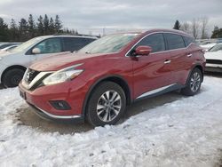 Salvage cars for sale from Copart Ontario Auction, ON: 2015 Nissan Murano S