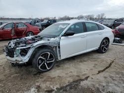 Honda Accord salvage cars for sale: 2022 Honda Accord Sport