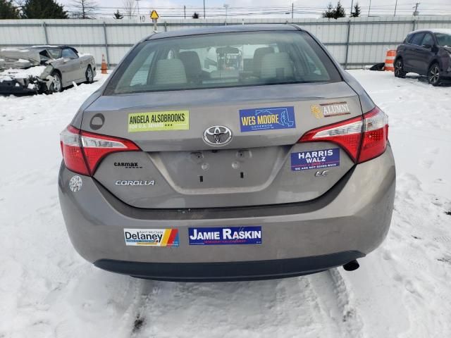 2016 Toyota Corolla l