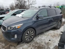 KIA Sedona ex salvage cars for sale: 2015 KIA Sedona EX