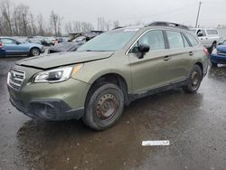 Subaru salvage cars for sale: 2015 Subaru Outback 2.5I