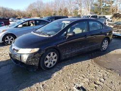 Honda Civic salvage cars for sale: 2009 Honda Civic LX