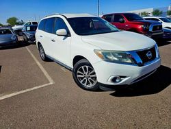 Salvage cars for sale from Copart Phoenix, AZ: 2013 Nissan Pathfinder S