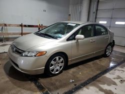 Honda salvage cars for sale: 2007 Honda Civic LX