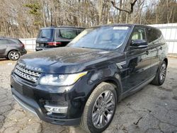 Salvage cars for sale from Copart Austell, GA: 2017 Land Rover Range Rover Sport HSE