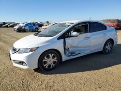 Honda Civic salvage cars for sale: 2015 Honda Civic Hybrid L