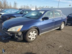 Honda Accord salvage cars for sale: 2005 Honda Accord LX