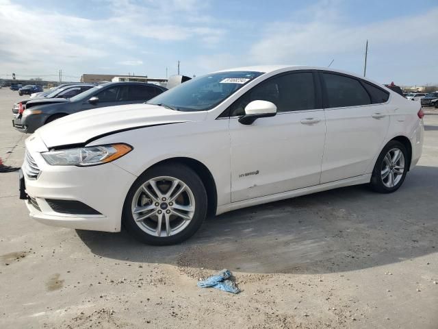 2018 Ford Fusion SE Hybrid