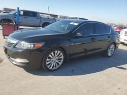 Salvage cars for sale from Copart Grand Prairie, TX: 2014 Acura RLX Advance