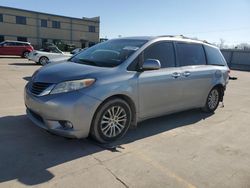 Toyota Sienna xle salvage cars for sale: 2012 Toyota Sienna XLE