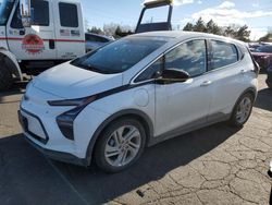 Chevrolet Bolt salvage cars for sale: 2022 Chevrolet Bolt EV 1LT