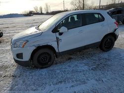 Vehiculos salvage en venta de Copart Montreal Est, QC: 2014 Chevrolet Trax LS