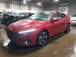 Hyundai salvage cars for sale: 2021 Hyundai Elantra Limited