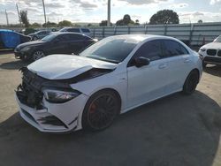 Mercedes-Benz a-Class salvage cars for sale: 2021 Mercedes-Benz A 35 AMG