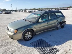 Subaru salvage cars for sale: 2003 Subaru Legacy Outback H6 3.0 LL Bean