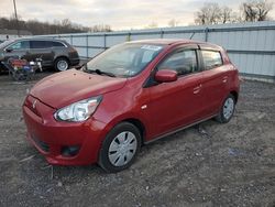 Salvage cars for sale from Copart York Haven, PA: 2015 Mitsubishi Mirage DE