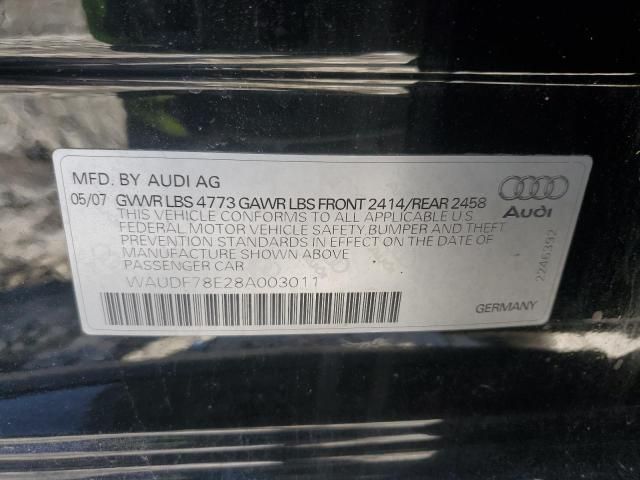 2008 Audi A4 2.0T Quattro