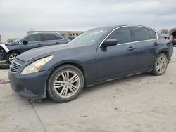 Infiniti Vehiculos salvage en venta: 2012 Infiniti G37 Base