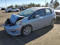 Honda fit Sport salvage cars for sale: 2010 Honda FIT Sport