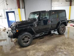 Jeep Wrangler salvage cars for sale: 2016 Jeep Wrangler Unlimited Sahara