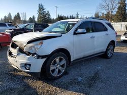 Chevrolet salvage cars for sale: 2011 Chevrolet Equinox LTZ