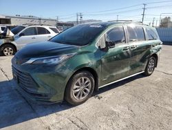 Toyota Sienna le salvage cars for sale: 2021 Toyota Sienna LE