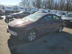 Honda salvage cars for sale: 2014 Honda Civic LX