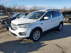 Ford Escape sel salvage cars for sale: 2018 Ford Escape SEL