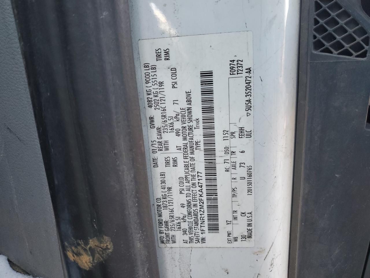 2015 Ford Transit T-250