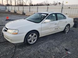 Acura salvage cars for sale: 2002 Acura 3.2TL TYPE-S