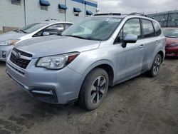 Subaru Forester salvage cars for sale: 2018 Subaru Forester 2.5I Premium