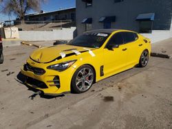 Salvage cars for sale from Copart Albuquerque, NM: 2018 KIA Stinger GT