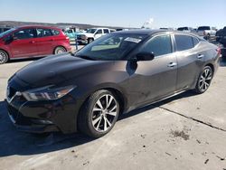 Salvage cars for sale from Copart Grand Prairie, TX: 2017 Nissan Maxima 3.5S