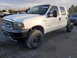 Ford f350 salvage cars for sale: 2002 Ford F350 SRW Super Duty