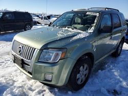 Mercury salvage cars for sale: 2009 Mercury Mariner