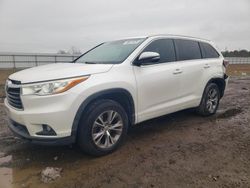 Toyota Highlander salvage cars for sale: 2014 Toyota Highlander XLE