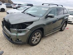 Toyota Highlander Vehiculos salvage en venta: 2015 Toyota Highlander XLE