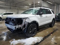 Ford salvage cars for sale: 2018 Ford Explorer XLT