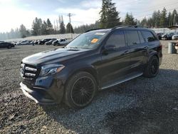 Mercedes-Benz gls-Class salvage cars for sale: 2017 Mercedes-Benz GLS 63 AMG 4matic