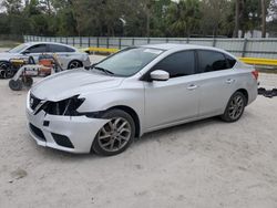 Salvage cars for sale from Copart Fort Pierce, FL: 2017 Nissan Sentra S