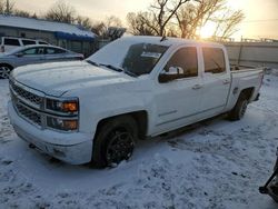 Salvage cars for sale from Copart Wichita, KS: 2015 Chevrolet Silverado K1500 LTZ