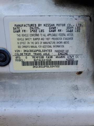 2005 Nissan Sentra 1.8