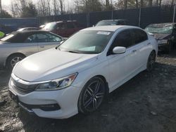 Honda Accord salvage cars for sale: 2016 Honda Accord Sport