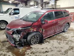 Toyota salvage cars for sale: 2021 Toyota Sienna XLE